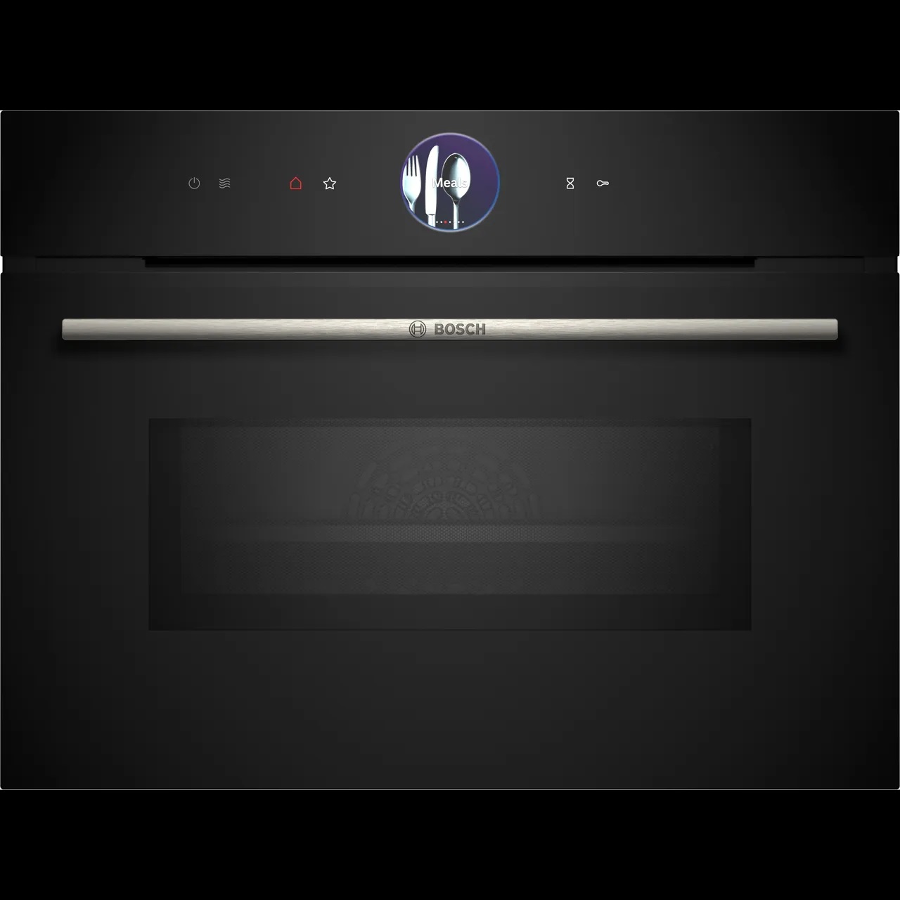 Bosch CMG7761B1B Series 8 Built In Compact Electric Single Oven with Microwave Function – Black - Image 1 Bosch CMG7761B1B Series 8 Built In Compact Electric Single Oven with Microwave Function – Black - Image 1