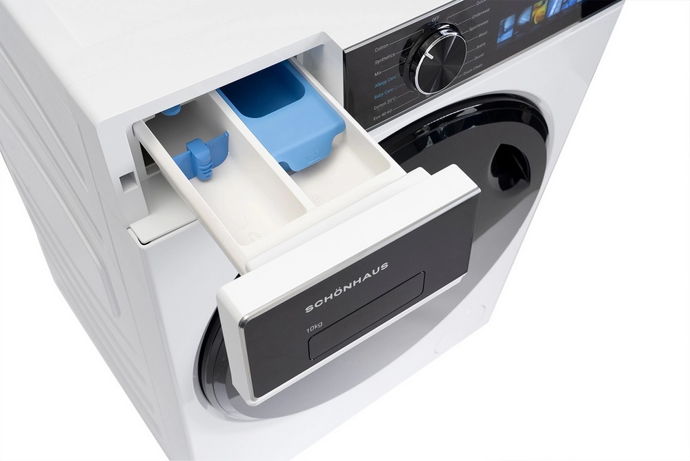 Schonhaus WMSF011014AW Washing Machine, 10kg, 1400 Spin, White - Image 4 Schonhaus WMSF011014AW Washing Machine, 10kg, 1400 Spin, White - Image 4