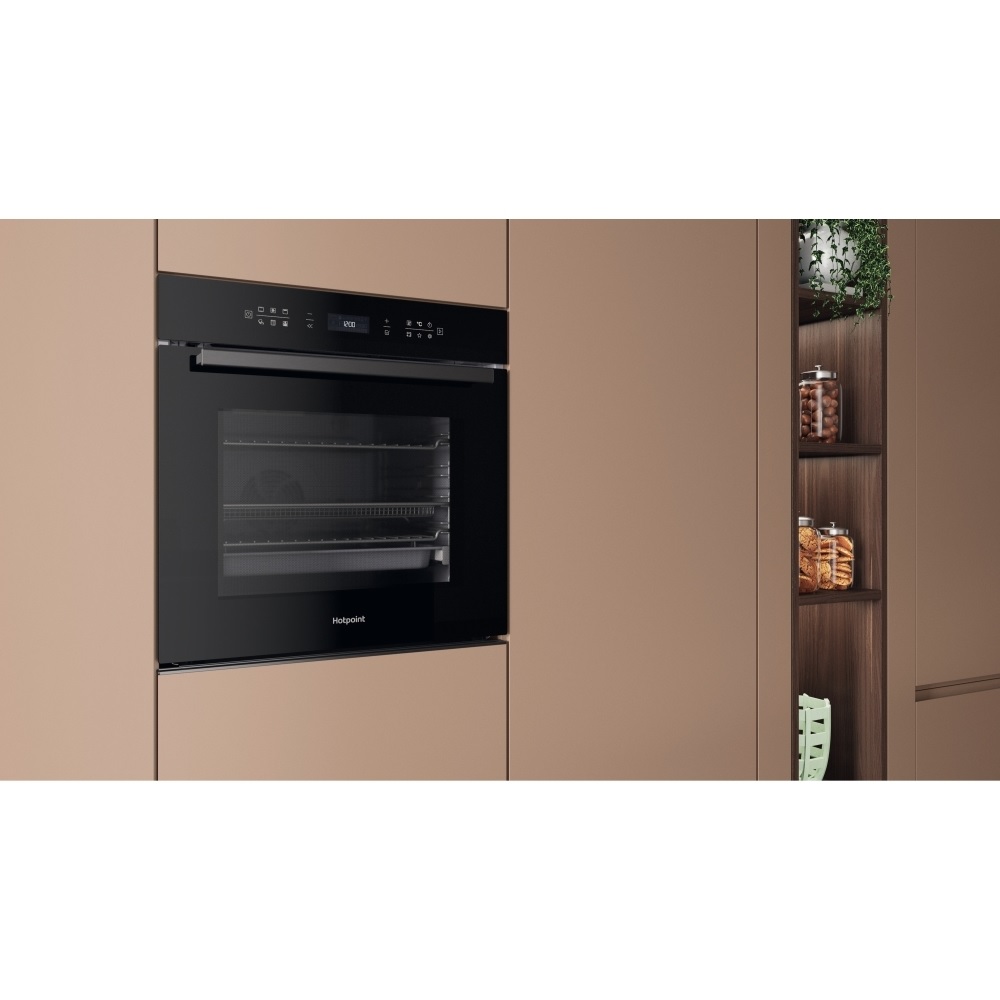 Hotpoint HOI68PT1SBUK Built-In Electric Single Oven with Pyrolytic Cleaning - Black - Image 3