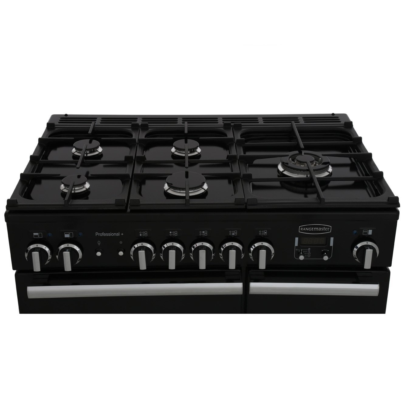 Rangemaster PROP90NGFCY-C 90cm Gas Range Cooker Professional Plus - Cranberry / Chrome - Image 6