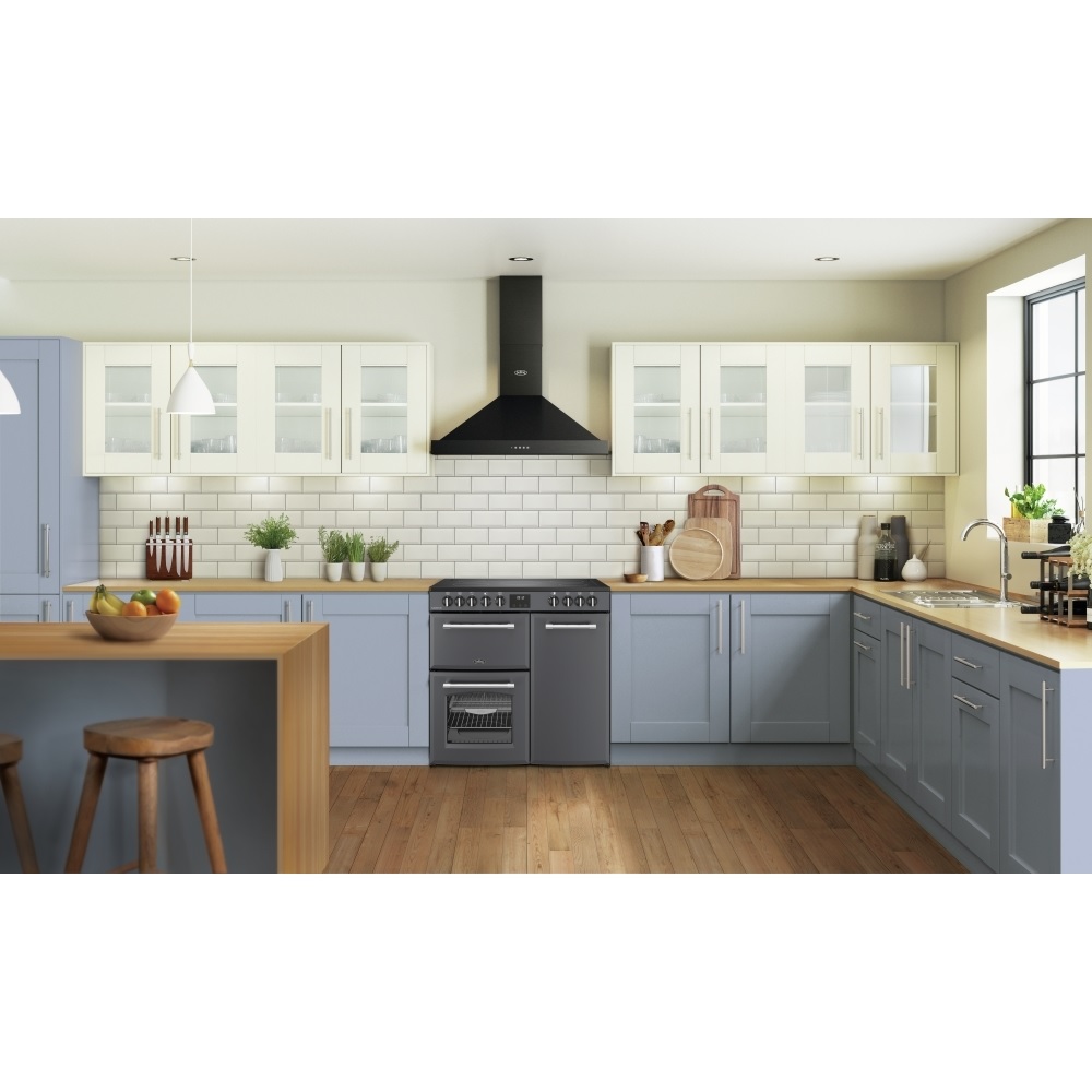 Belling 444411816 RCA FARMHOUSE 90E 90cm Ceramic Range Cooker, Anthracite/Grey - Image 5 Belling 444411816 RCA FARMHOUSE 90E 90cm Ceramic Range Cooker, Anthracite/Grey - Image 5
