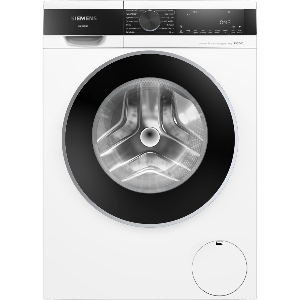 Siemens WG56G2Z4GB iQ500 Washing Machine, 10kg, 1600 Spin – White Siemens WG56G2Z4GB iQ500 Washing Machine, 10kg, 1600 Spin – White