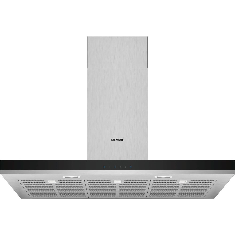 Siemens LC97BHM50B iQ300 90cm Chimney Cooker Hood, Stainless Steel Siemens LC97BHM50B iQ300 90cm Chimney Cooker Hood, Stainless Steel