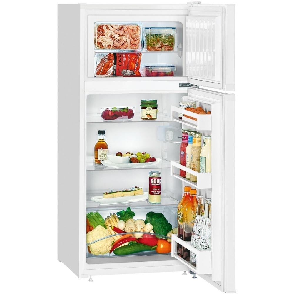 Liebherr CTE 2131 SmartFrost Fridge Freezer, 80/20, White - Image 1