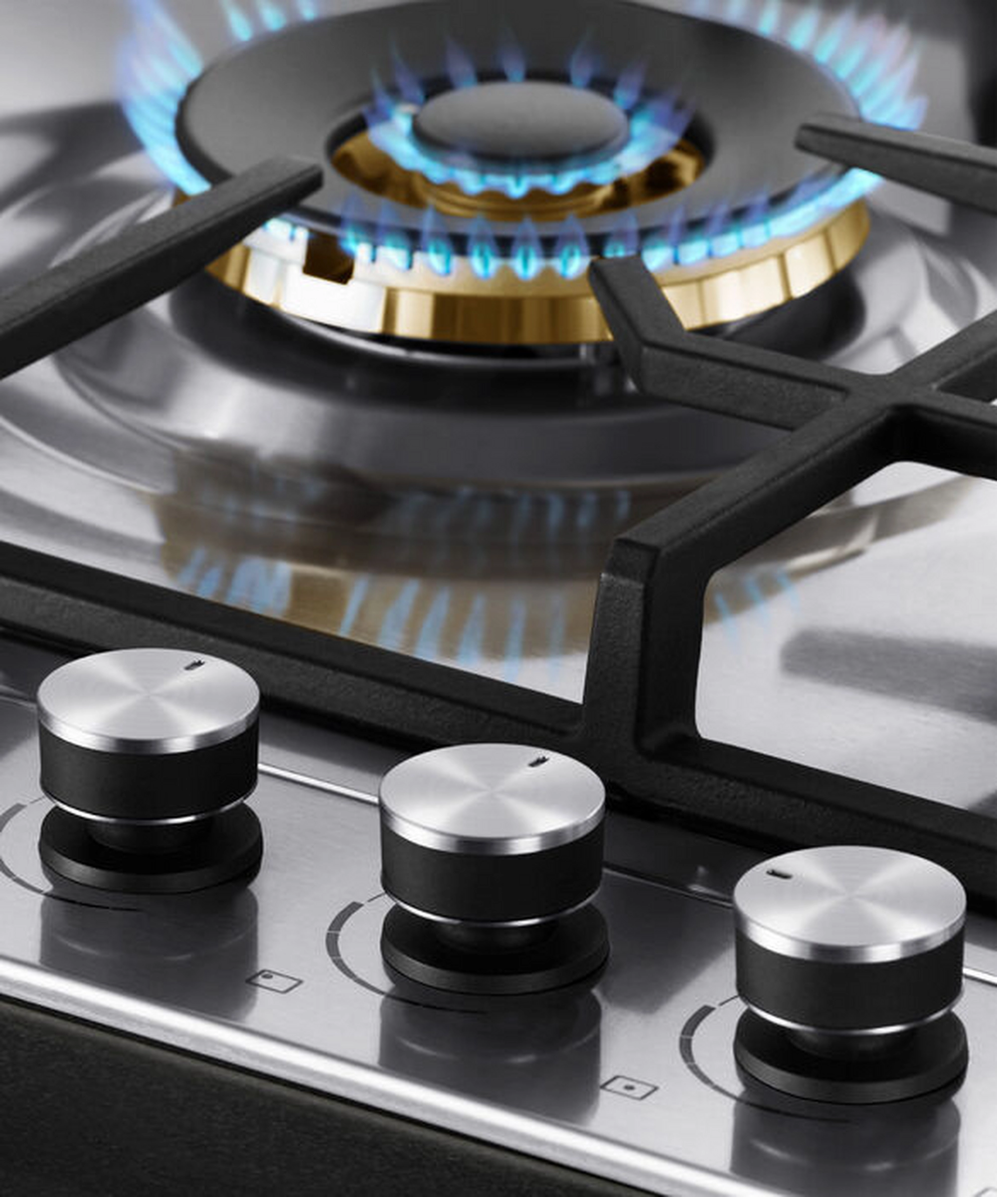 Fisher & Paykel CG905DLPX1 90cm LPG Hob - Stainless Steel - Image 3 Fisher & Paykel CG905DLPX1 90cm LPG Hob - Stainless Steel - Image 3