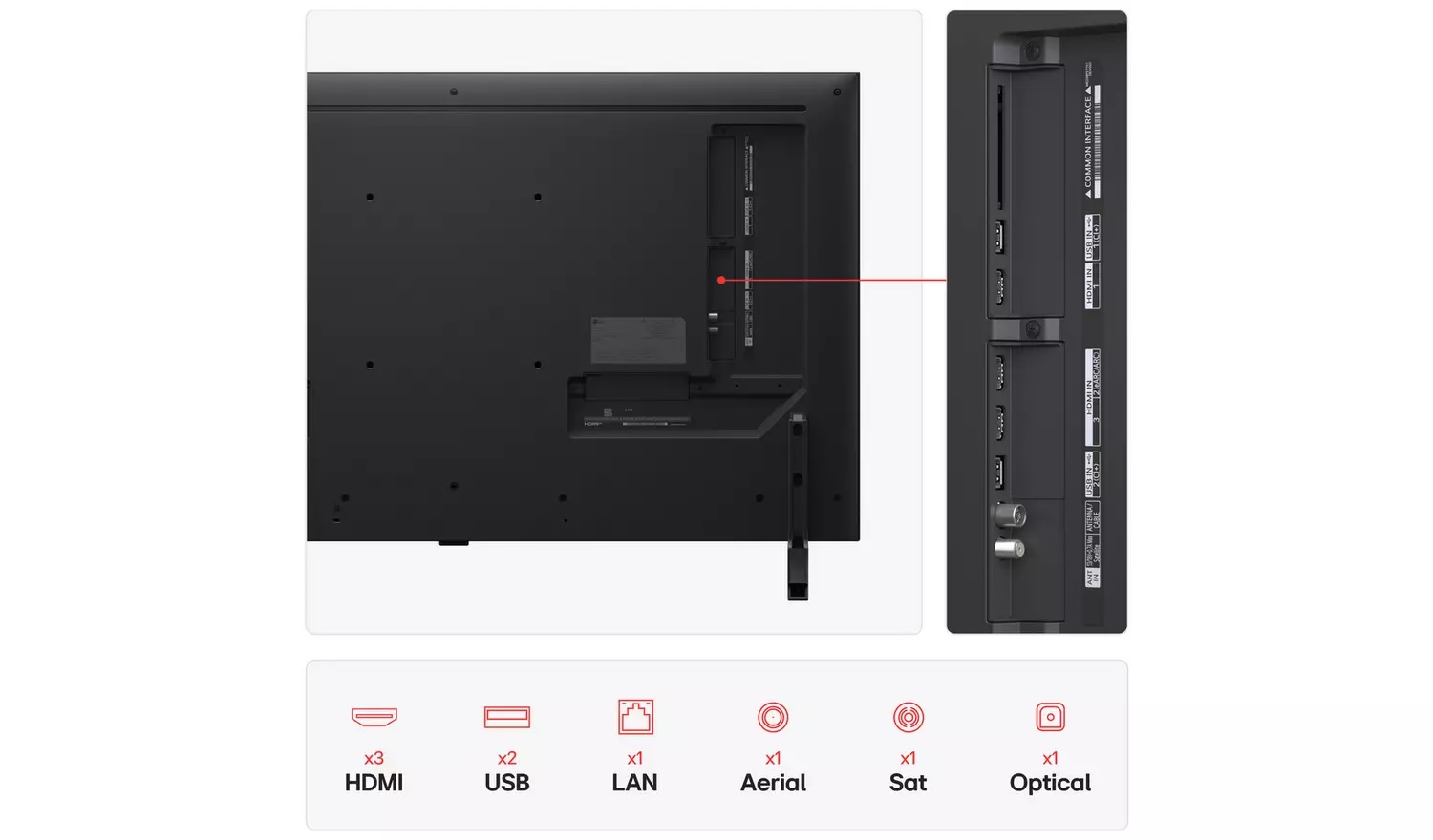 LG 43QNED80A6A 43” Smart 4K UHD HDR QNED TV - Image 3 LG 43QNED80A6A 43” Smart 4K UHD HDR QNED TV - Image 3
