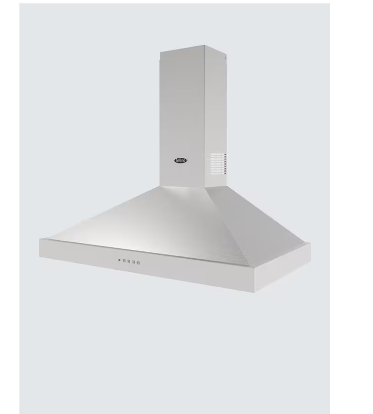 Belling 444411668 90cm Chimney Cooker Hood, Stainless Steel - Image 2