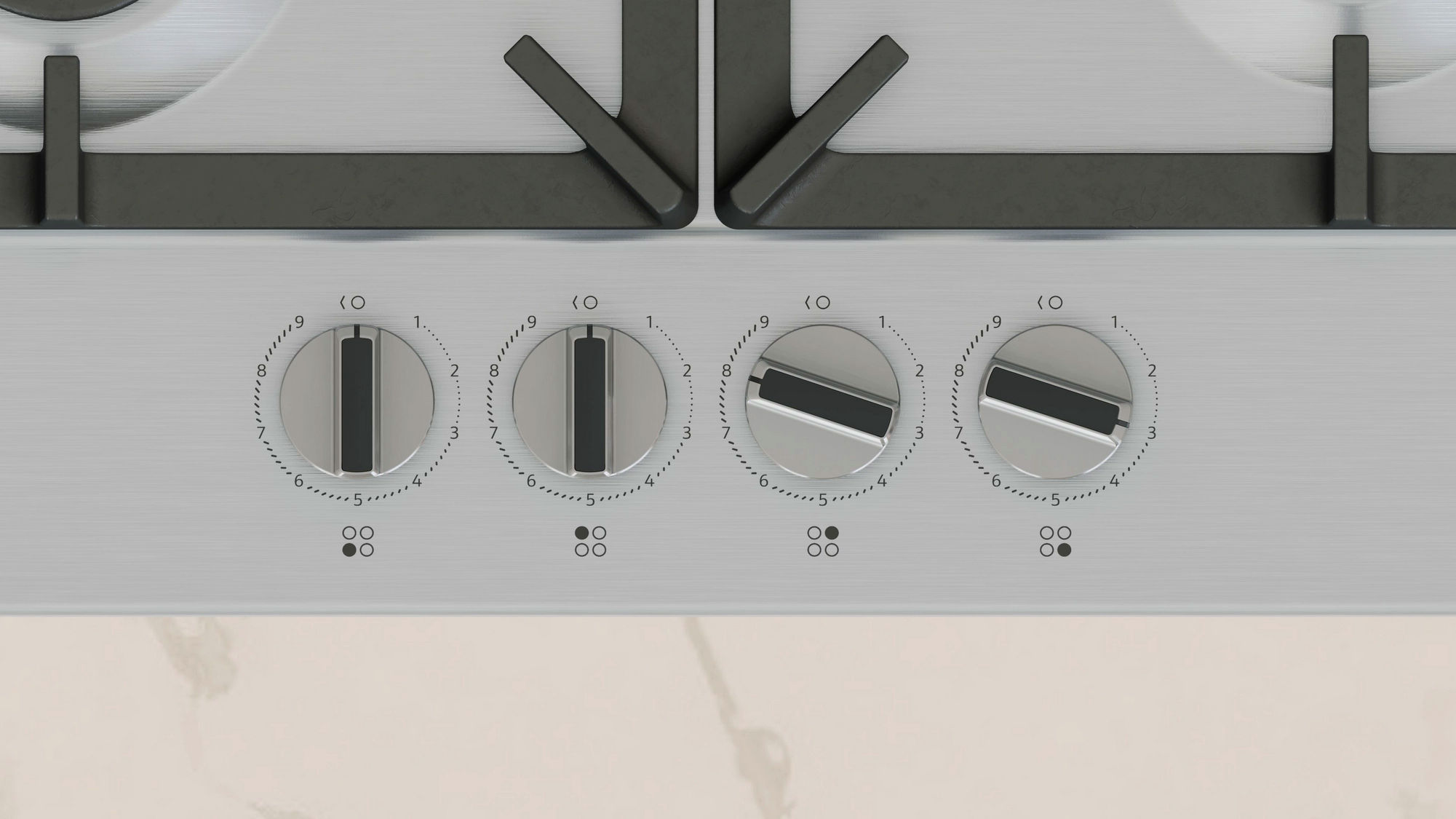 Neff T26CIP8N0 58.2cm Gas Hob - Stainless Steel - Image 2 Neff T26CIP8N0 58.2cm Gas Hob - Stainless Steel - Image 2