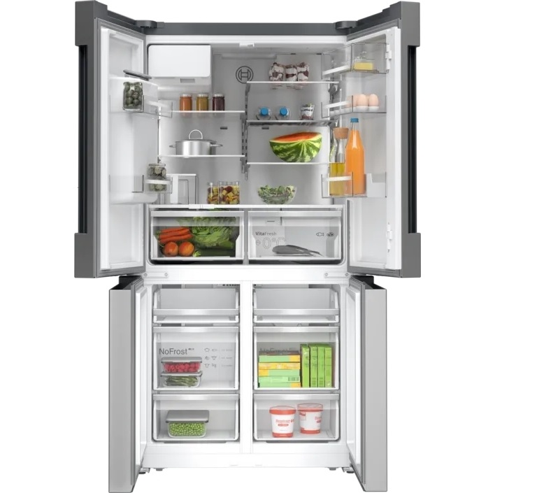 Bosch KFI96APEAG Non-Plumbed American Fridge Freezer - Stainless Steel - Image 2 Bosch KFI96APEAG Non-Plumbed American Fridge Freezer - Stainless Steel - Image 2