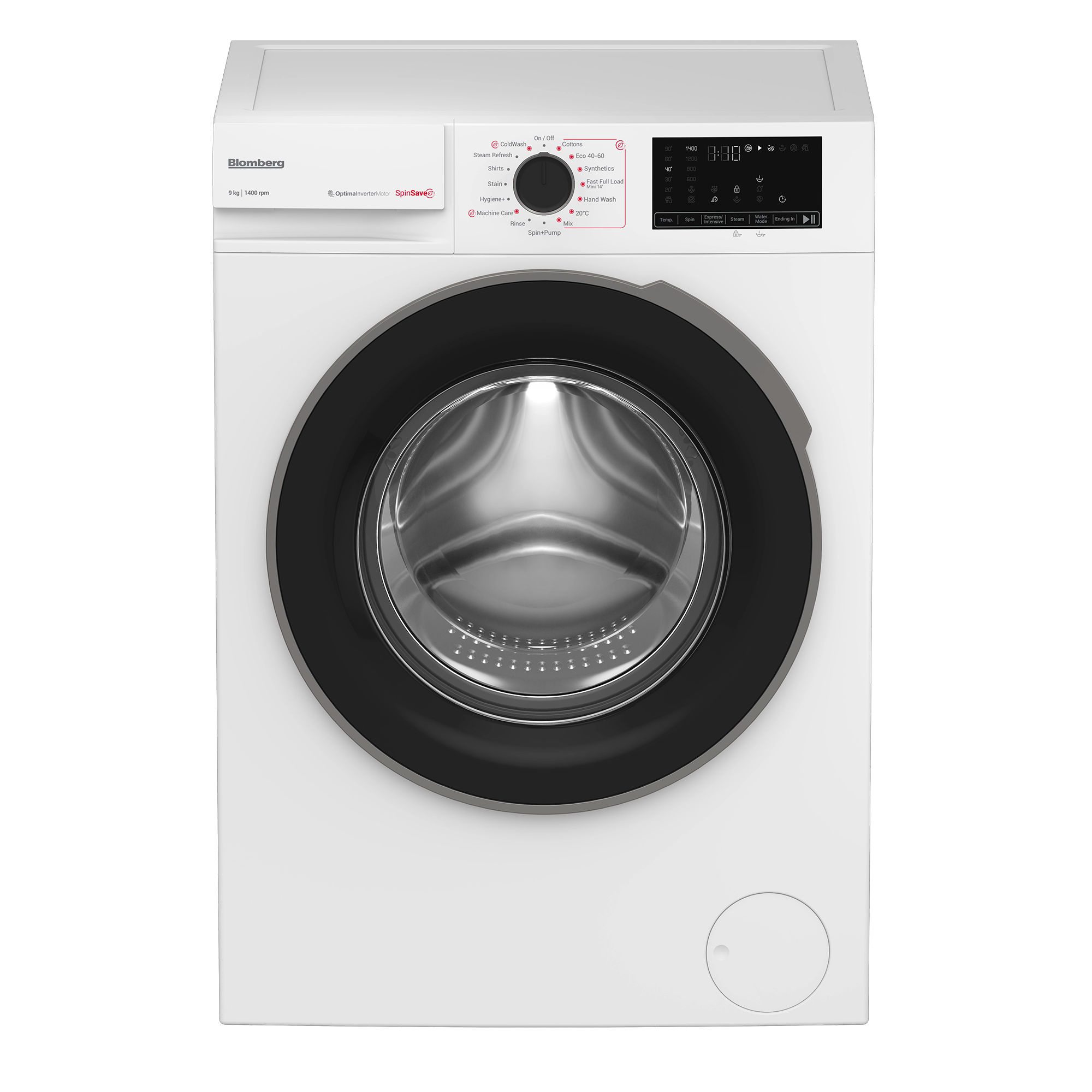 Blomberg LWA29461W 9kg 1400 Spin SpinSave Washing Machine - White - Image 1 Blomberg LWA29461W 9kg 1400 Spin SpinSave Washing Machine - White - Image 1