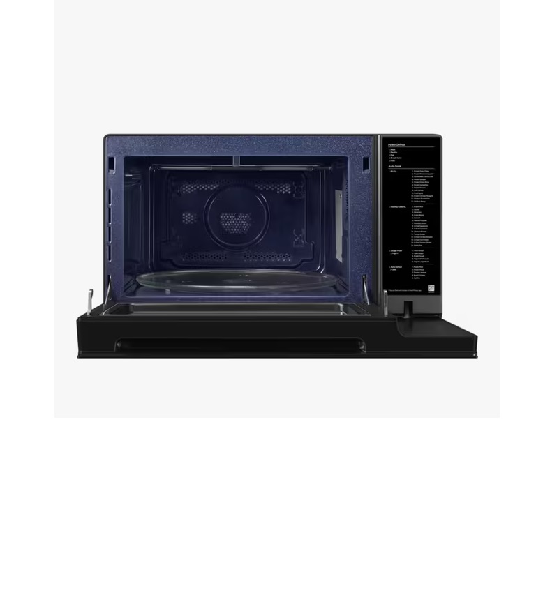 Samsung MC32DG7646CKE3 900w Freestanding Microwave with Air Fry, Black Glass - Image 2