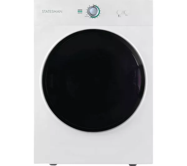 STATESMAN TD03VFW 3 kg Vented Tumble Dryer - White STATESMAN TD03VFW 3 kg Vented Tumble Dryer - White