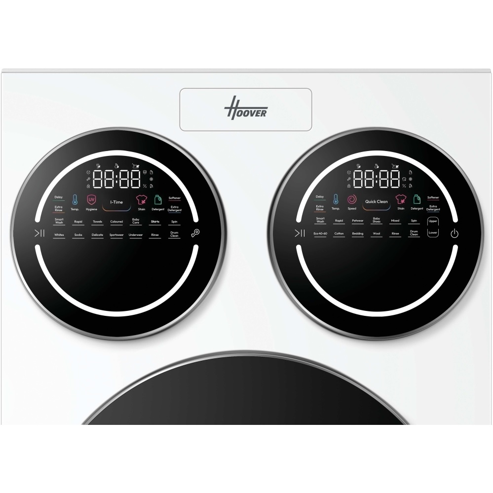 Hoover HMQD410CBL9-80 Washing Machine, 10kg, 1400 Spin – White - Image 4