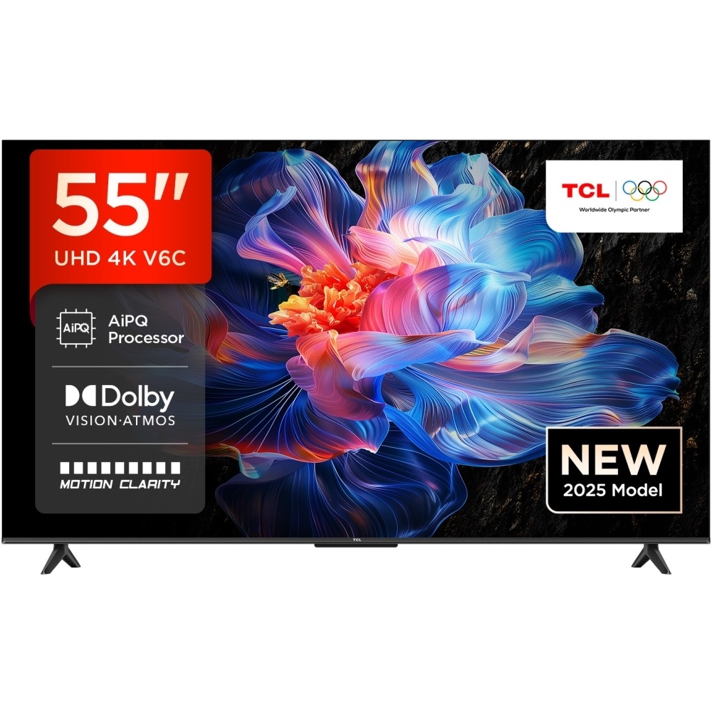 TCL 55V6C-UK 55" DLED Smart Television, 4K Ultra HD TCL 55V6C-UK 55" DLED Smart Television, 4K Ultra HD