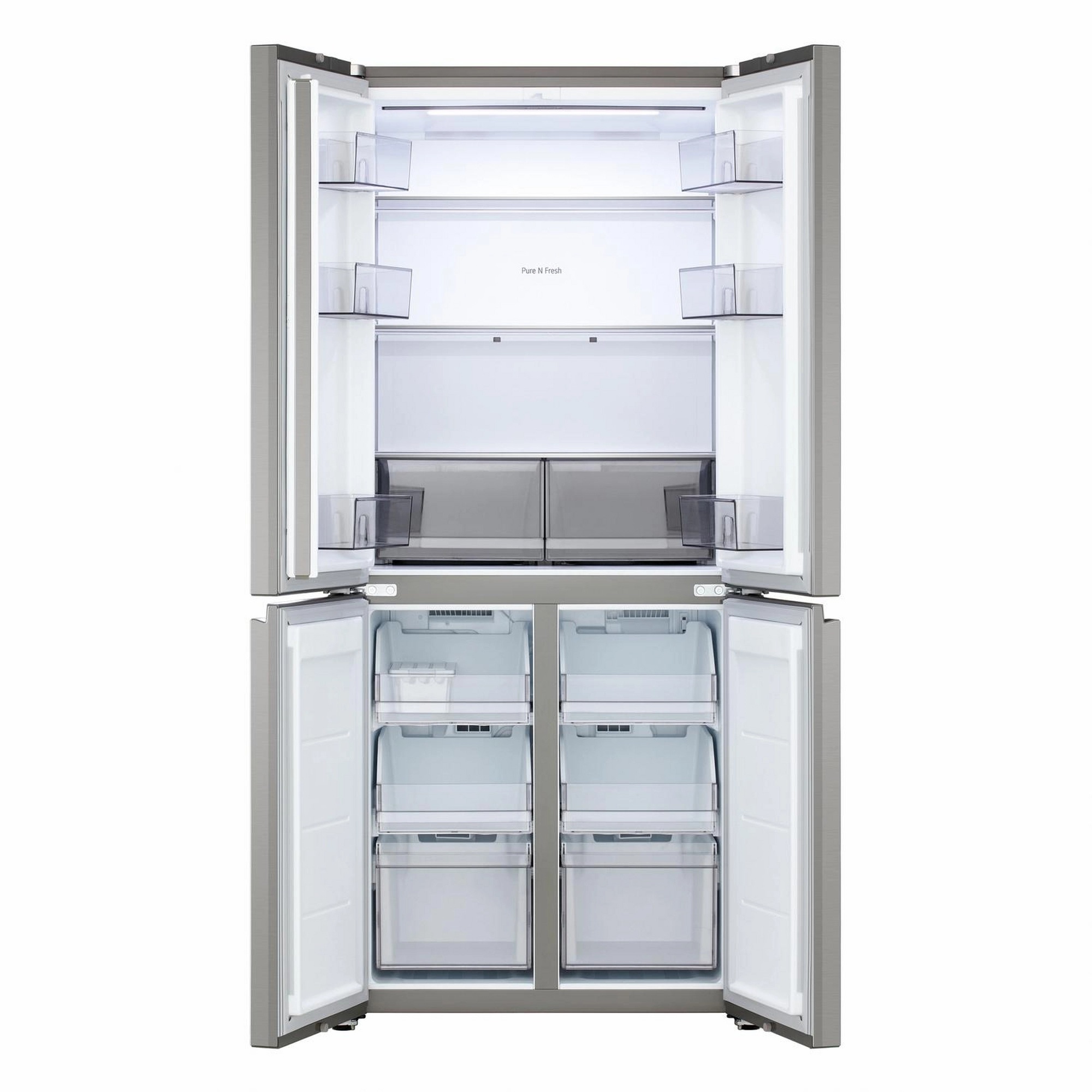 LG GMBS30SEPY Fit & Max Non-Plumbed American Fridge Freezer – Silver - Image 2