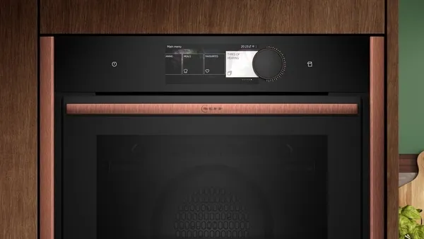 NEFF B69VY7MY0 N90 Slide and Hide Built-In Electric Single Oven + Steam - Image 1