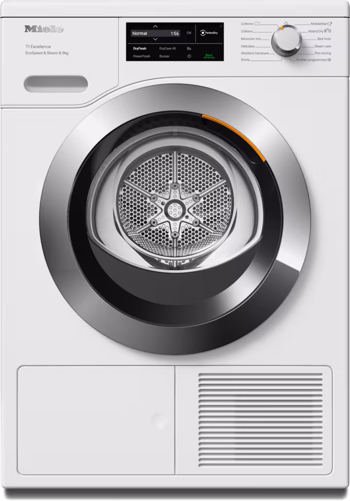 Miele TEL785WP 9kg Heat Pump Dryer Miele TEL785WP 9kg Heat Pump Dryer
