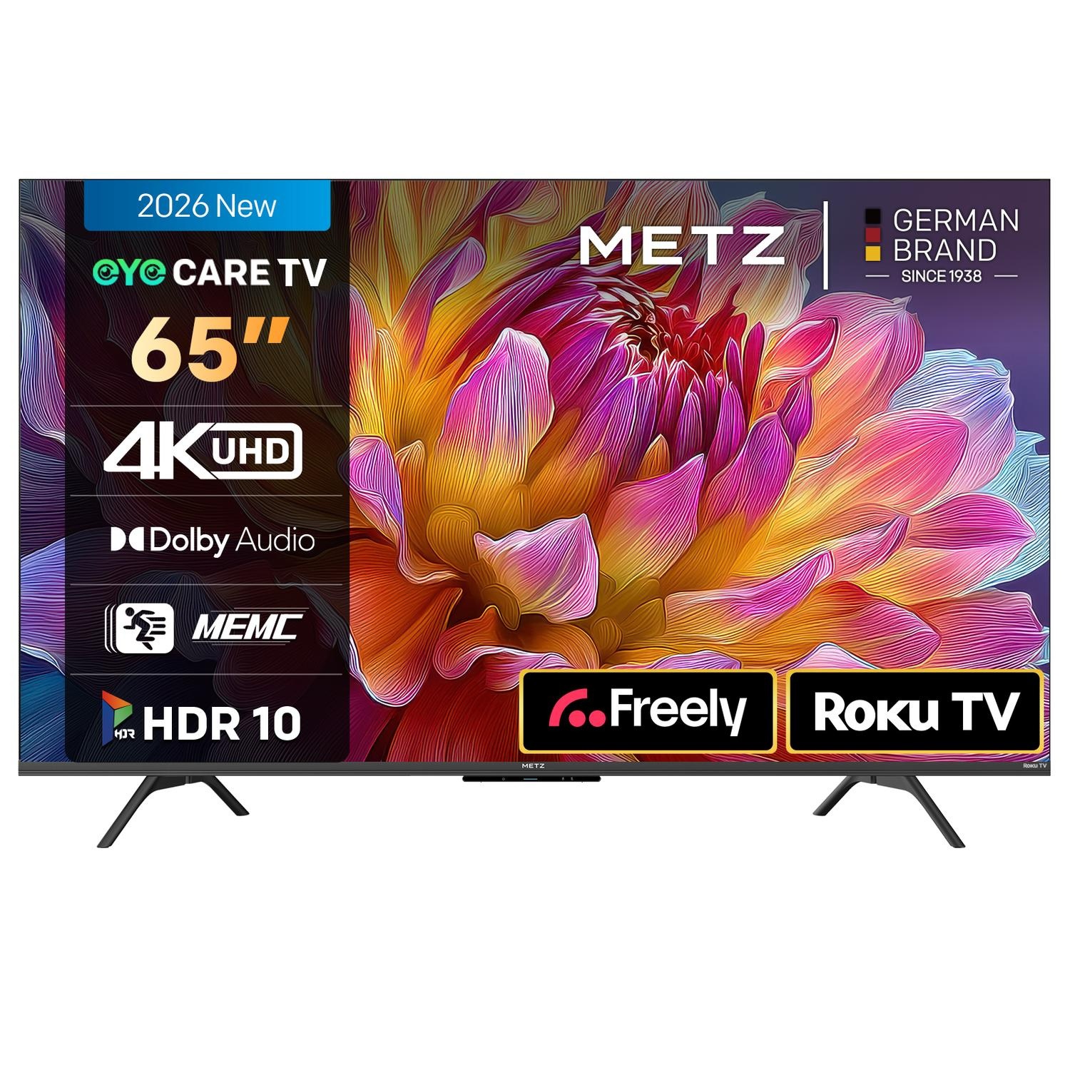 METZ 65MRF6000ZUK 65" 4K DLED Smart TV - Black
