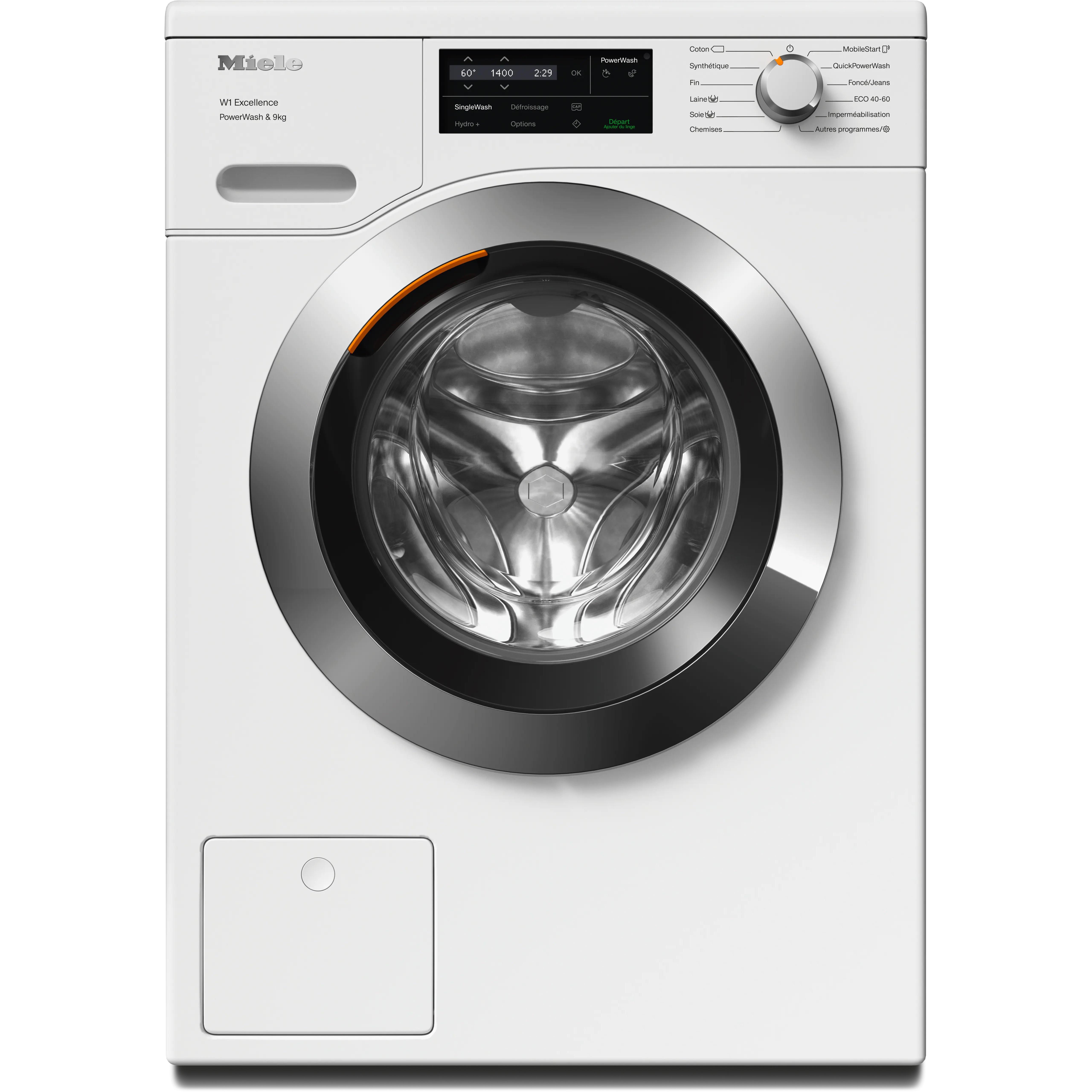 Miele WEG365WCS 9kg Freestanding Washing Machine in white - Image 1