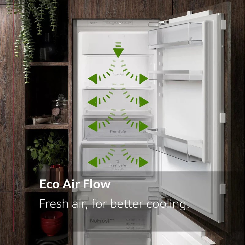 Neff KI1211SE0 White Integrated Larder Fridge - 136L - Image 2 Neff KI1211SE0 White Integrated Larder Fridge - 136L - Image 2