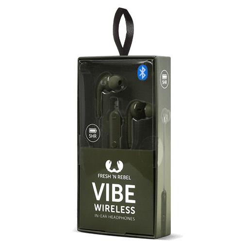 Fresh n Rebel Vibe Bluetooth Wireless Headphones - Army