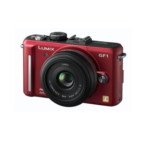 Panasonic DMCGF1KEBR 12.1 Megapixel Micro System Digital Camera in Red Panasonic DMCGF1KEBR 12.1 Megapixel Micro System Digital Camera in Red