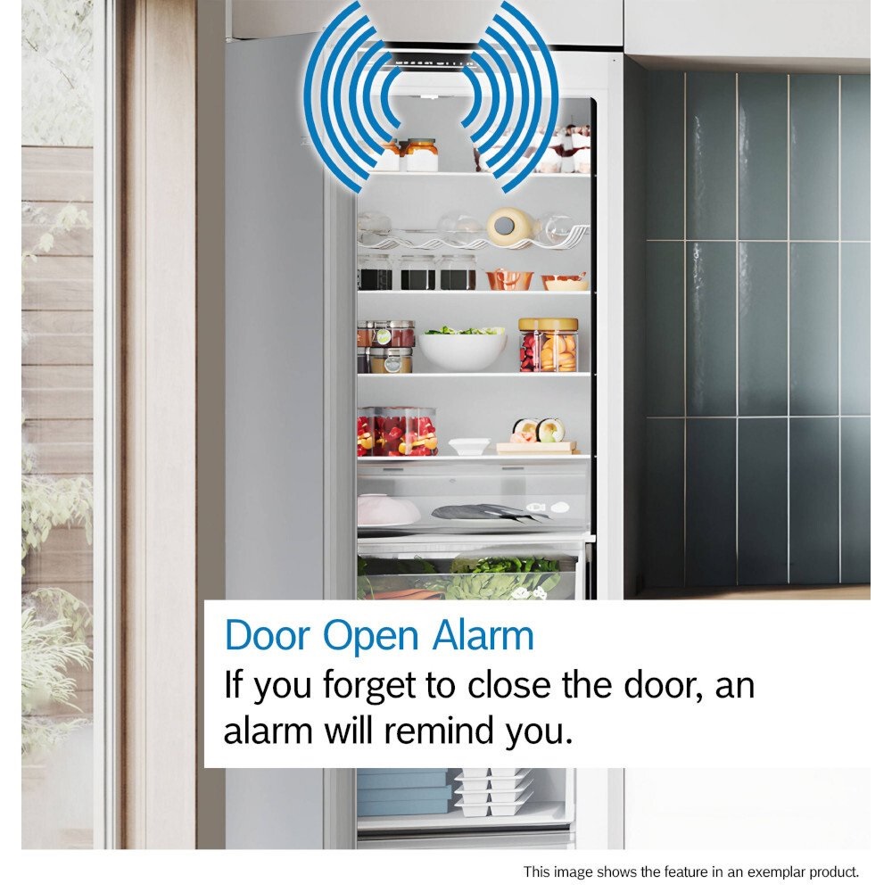 Bosch KIN86VSE0G Frost Free Integrated Fridge Freezer, 60/40 - White - Image 3