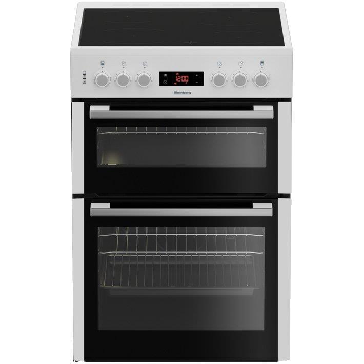 Blomberg HKN65W Ceramic Electric Cooker with Double Oven Blomberg HKN65W Ceramic Electric Cooker with Double Oven