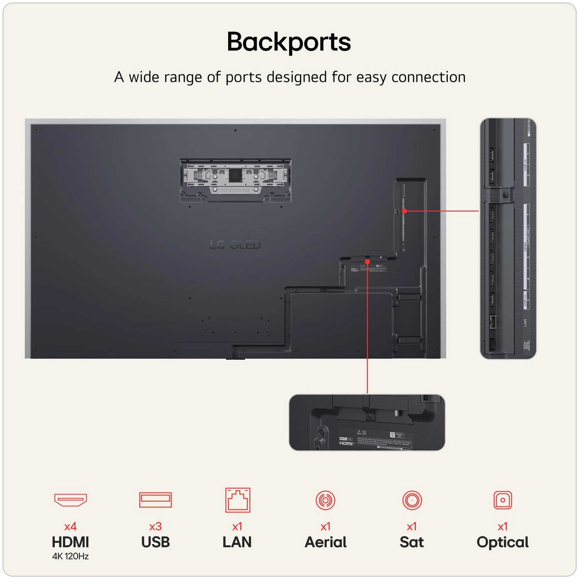 LG OLED83G64LW.AEK 83" 4K OLED evo AI Wall mount version Smart TV - Image 2