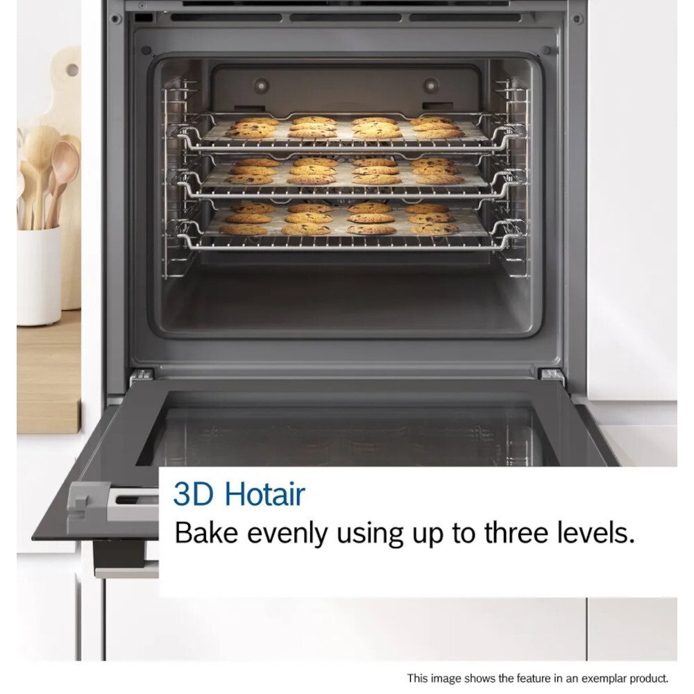 Bosch NBS533BB0B Built-Under Electric Double Oven - Black - Image 6 Bosch NBS533BB0B Built-Under Electric Double Oven - Black - Image 6