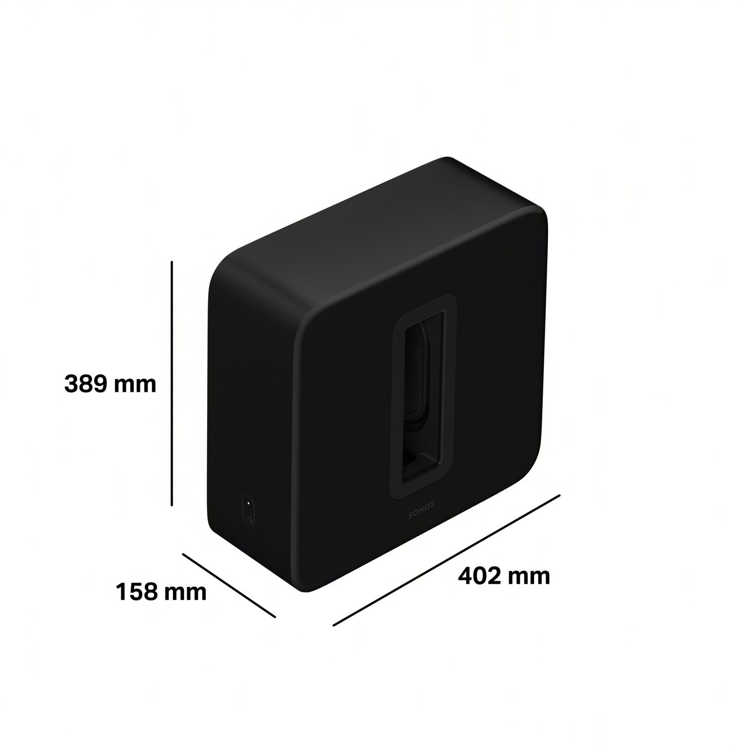 Sonos Sub Gen 4 Wireless Multiroom Active Subwoofer in gloss black - Image 5