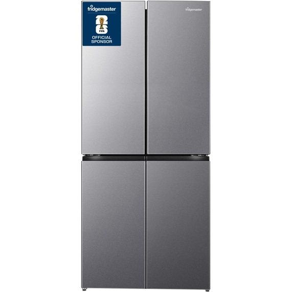 Fridgemaster MQ79395ES Non-Plumbed American Fridge Freezer – Silver