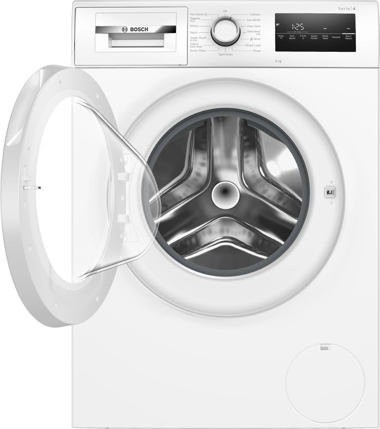 Bosch WAN28255GB Series 4 9kg Washing Machine 1400 rpm – White - Image 2 Bosch WAN28255GB Series 4 9kg Washing Machine 1400 rpm – White - Image 2