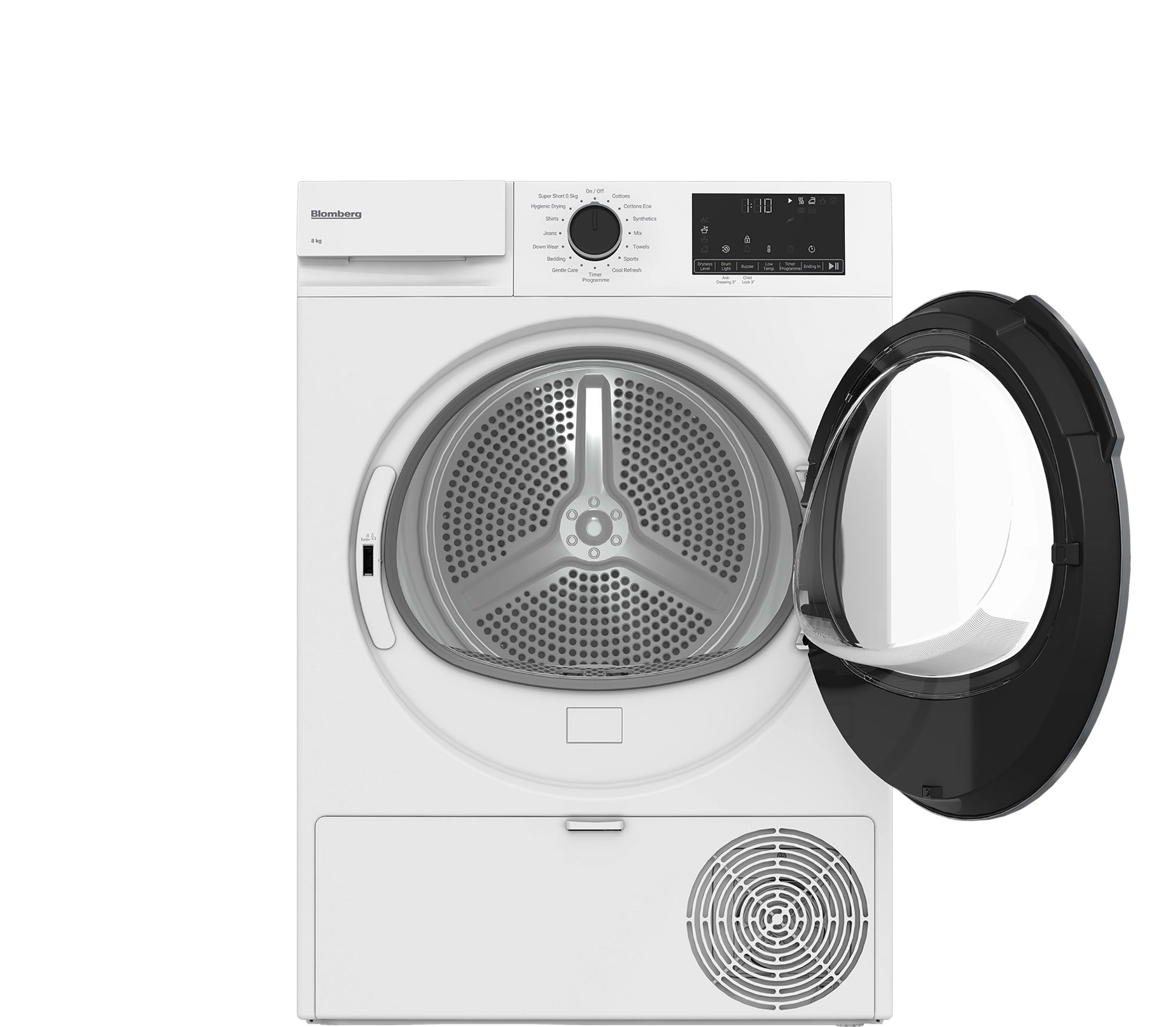 Blomberg LTNA18320W 8kg Heat Pump Tumble Dryer (NI Exclusive) - White - Image 2 Blomberg LTNA18320W 8kg Heat Pump Tumble Dryer (NI Exclusive) - White - Image 2