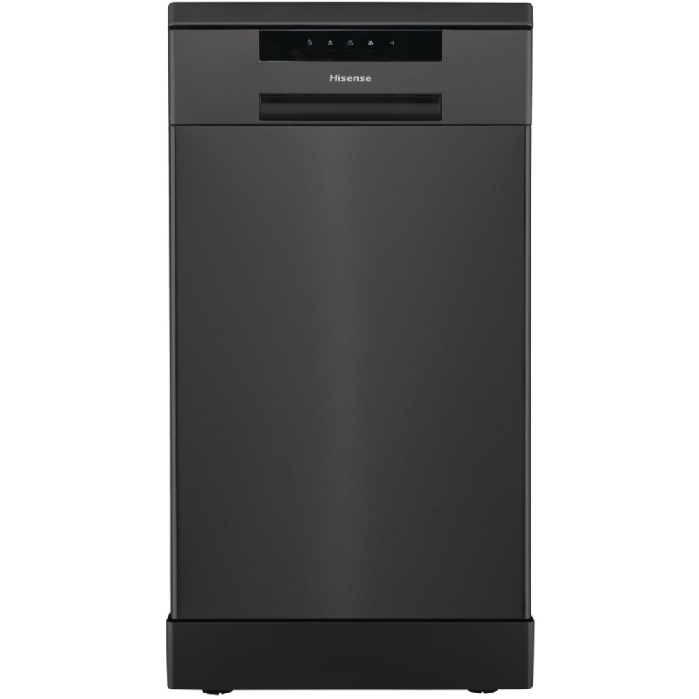 Hisense HS523E15BUK Slimline Dishwasher, 10 Place Settings – Black Hisense HS523E15BUK Slimline Dishwasher, 10 Place Settings – Black