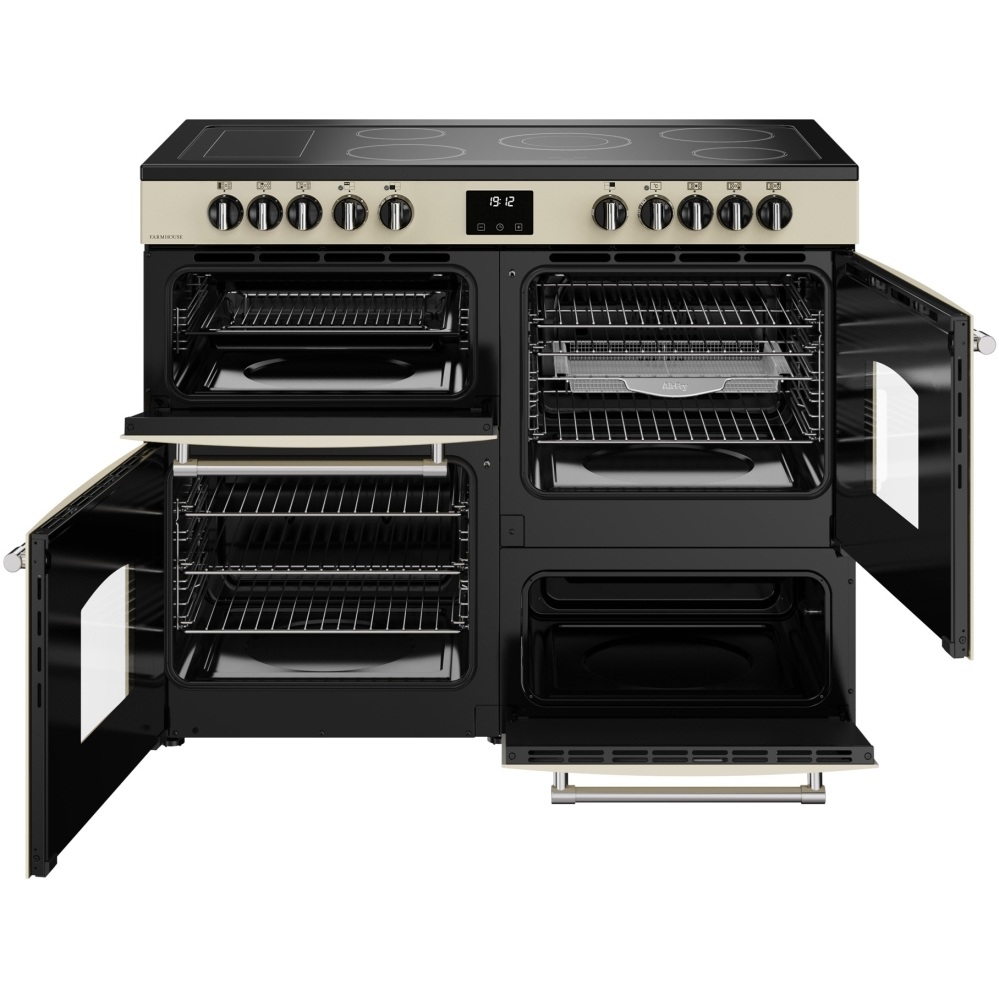 Belling 444411836 RCA FARMHOUSE 110E C 110cm Ceramic Range Cooker - Cream - Image 2