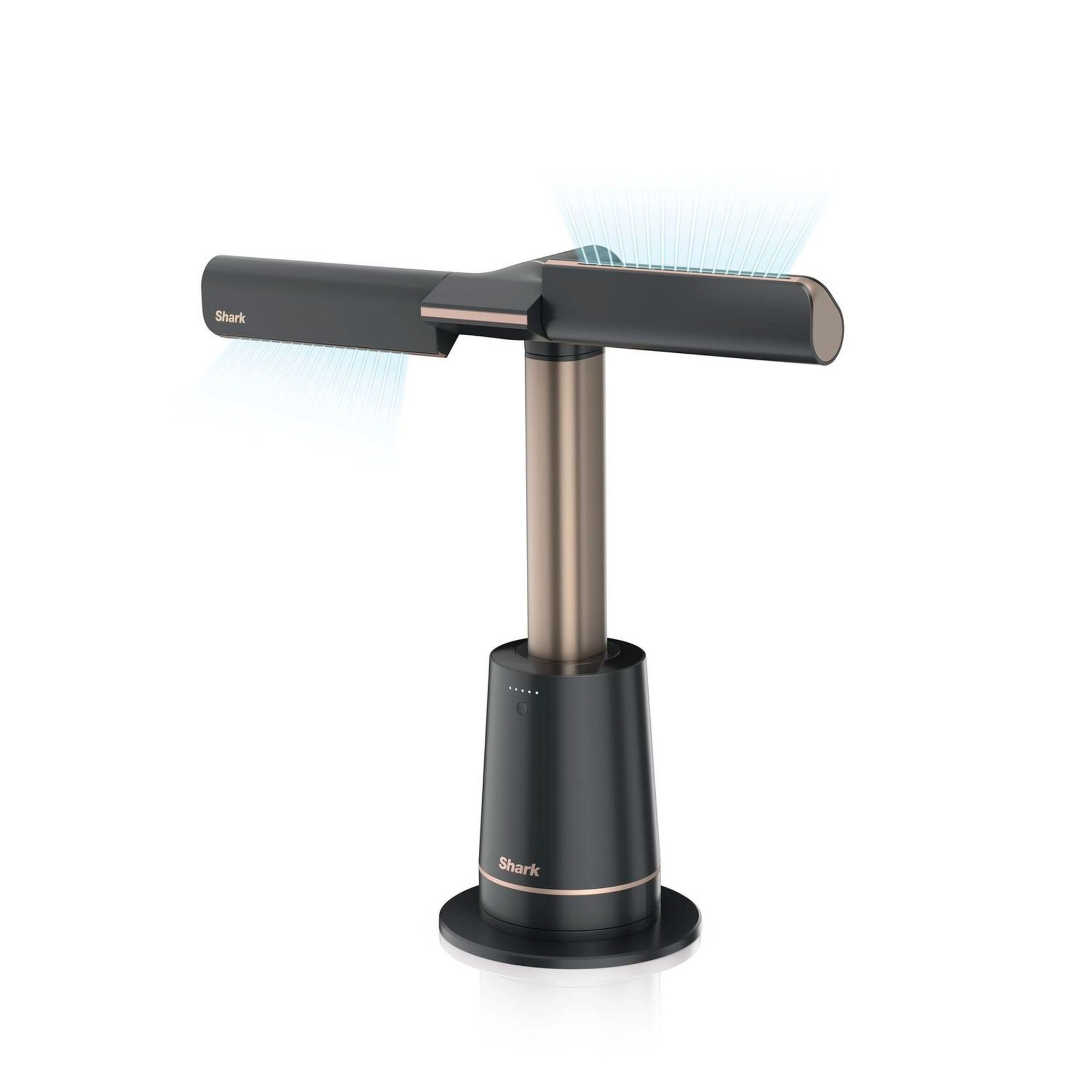 Shark TF200SUK TurboBlade Multi-Directional Cooling Fan - Charcoal, Beat Brass