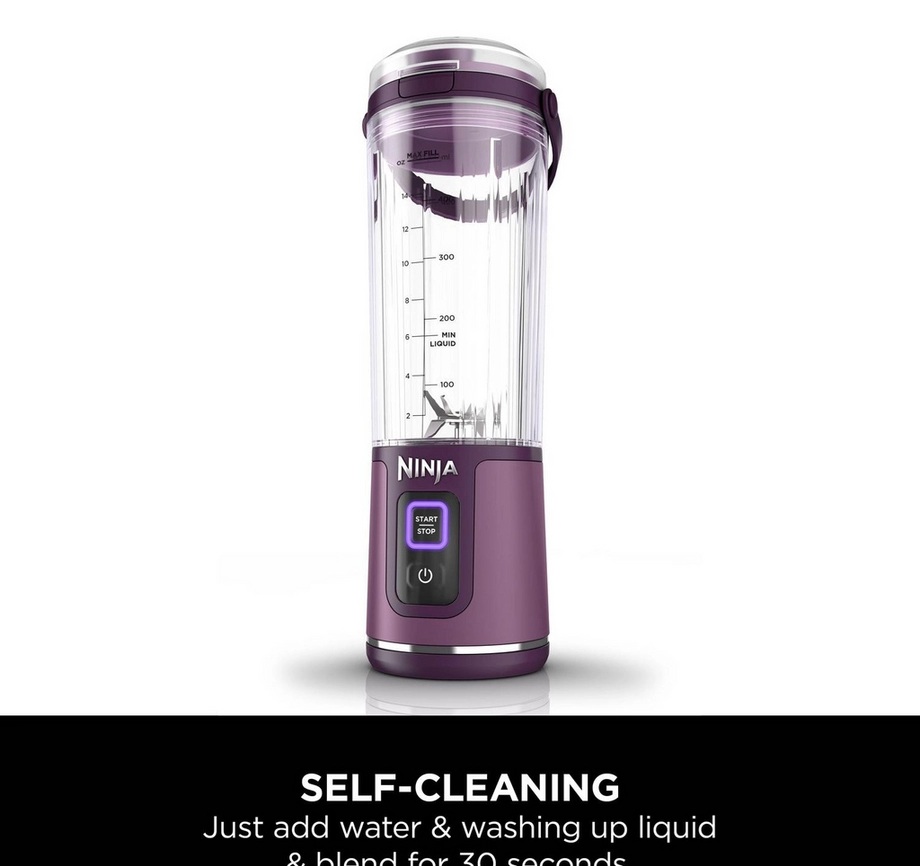 NINJA BC151UKPR Cordless Portable Motorised/Compact Blender - Passion Fruit - Image 3 NINJA BC151UKPR Cordless Portable Motorised/Compact Blender - Passion Fruit - Image 3