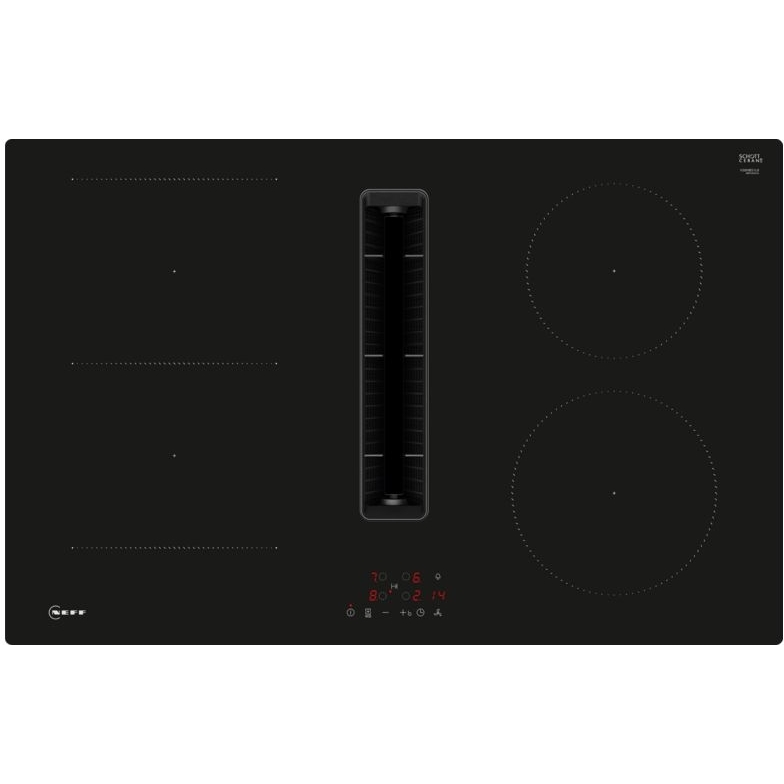 Neff V58NBS1L0 N50 80cm Vented Hob, Black, B Rated - Image 1