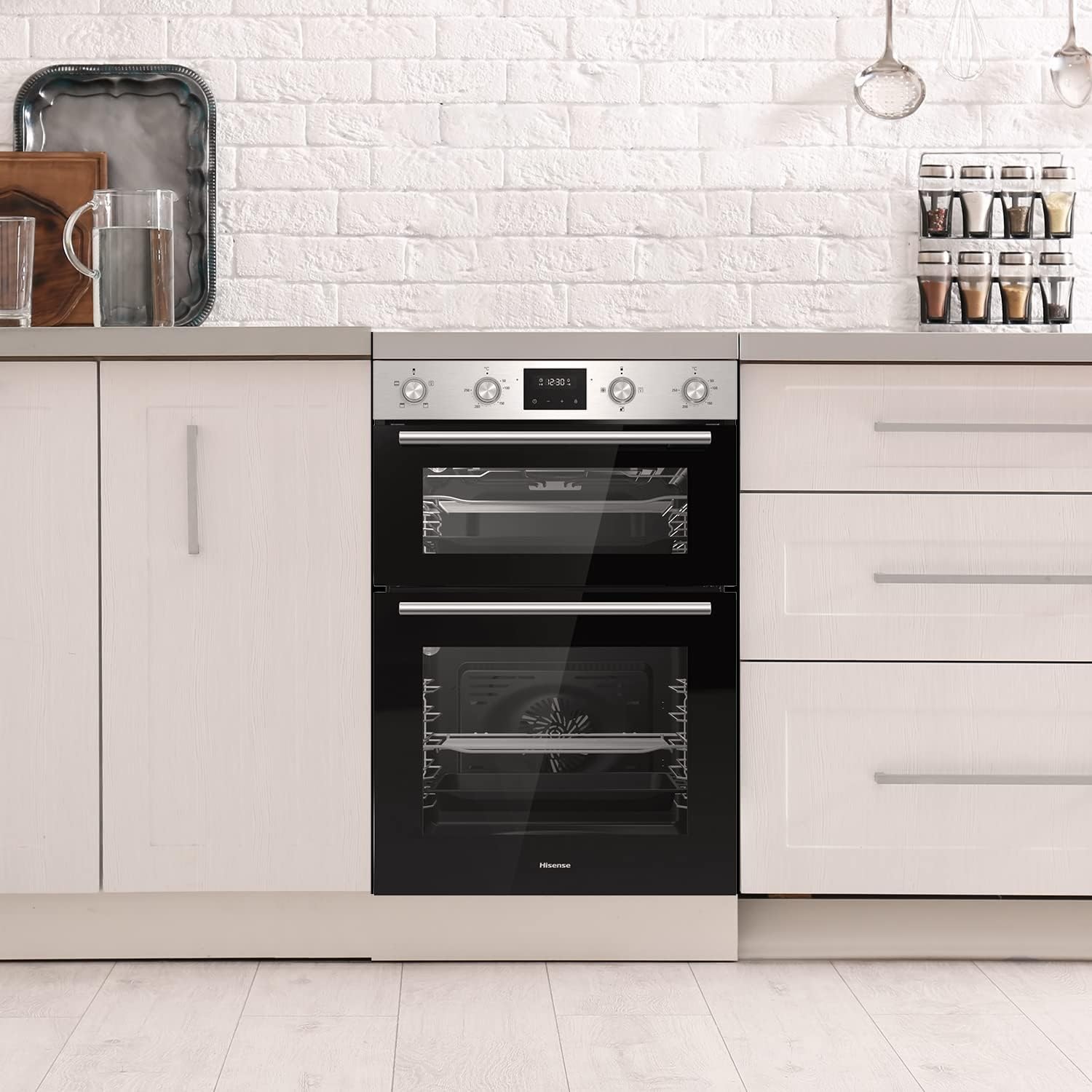 Hisense BID99222CXUK Built-In Electric Double Oven - Stainless Steel - Image 3 Hisense BID99222CXUK Built-In Electric Double Oven - Stainless Steel - Image 3
