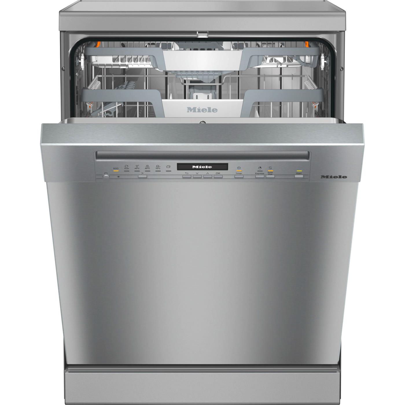 Miele G7110SC Freestanding Dishwasher in Clean Steel Miele G7110SC Freestanding Dishwasher in Clean Steel