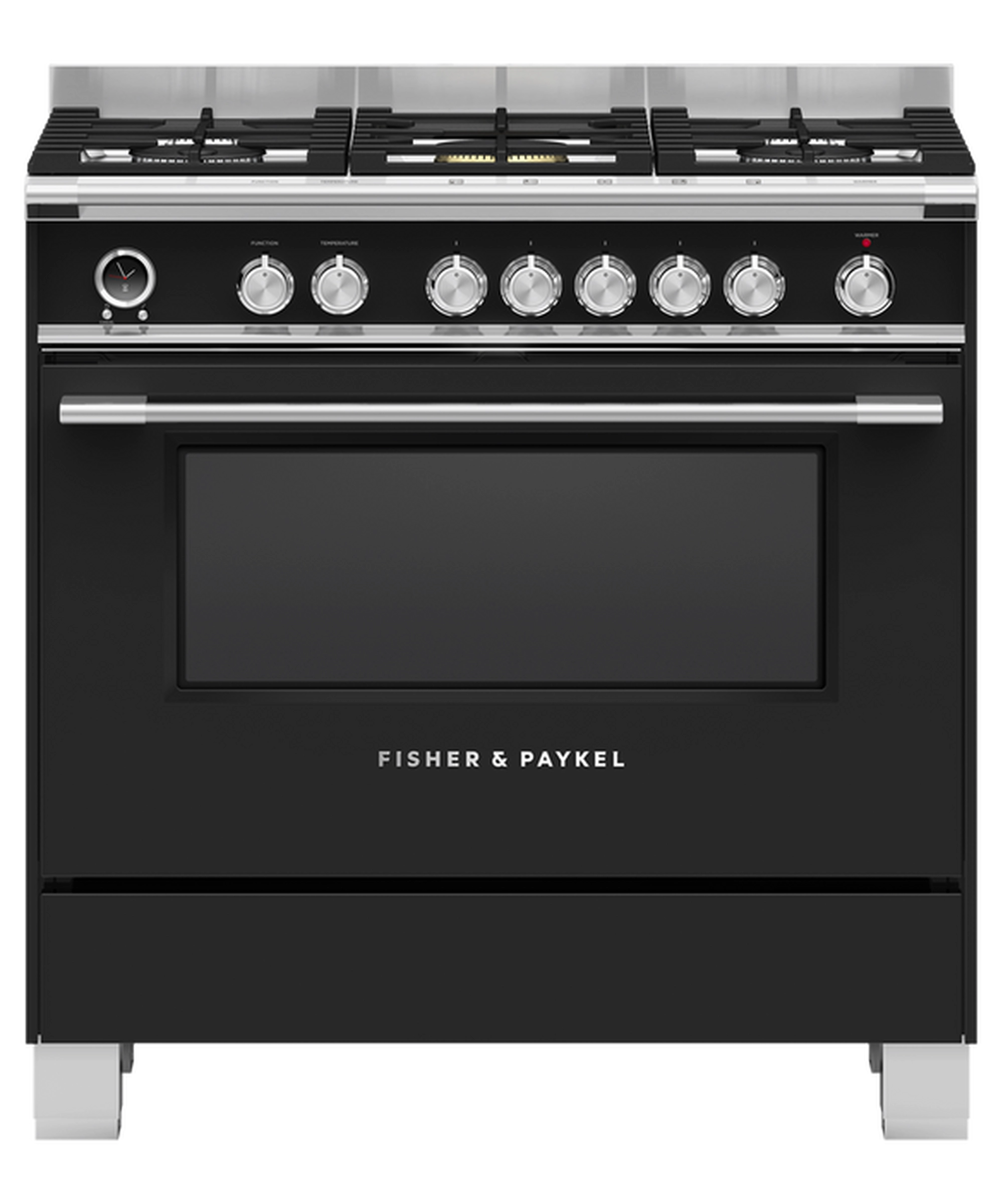 Fisher & Paykel OR90SCG6B1 90cm Dual Fuel Pyrolytic Cooker - Black Fisher & Paykel OR90SCG6B1 90cm Dual Fuel Pyrolytic Cooker - Black