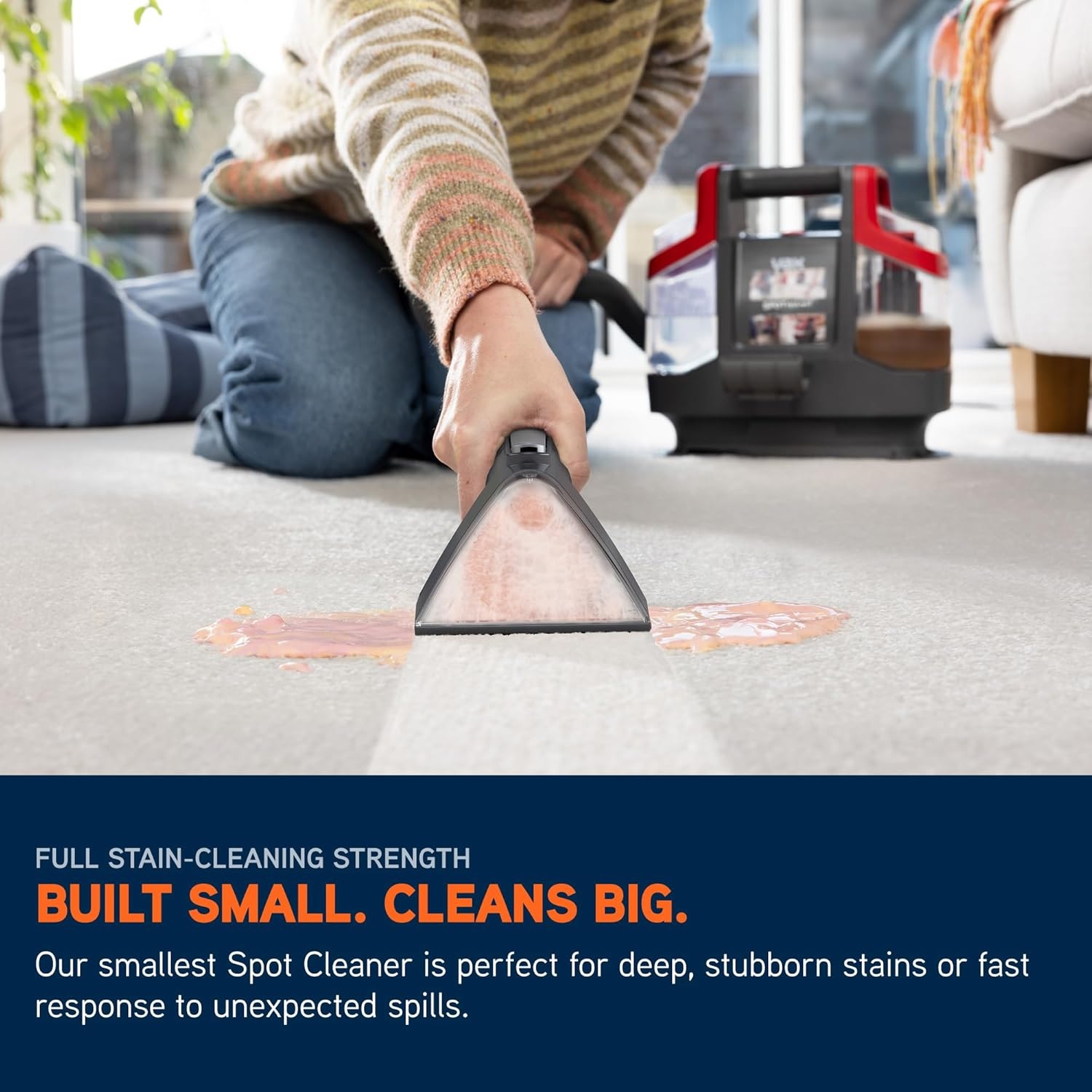 VAX CDSW-MCXS SpotWash Mini Spot Carpet and Rug Cleaner – Grey - Image 3 VAX CDSW-MCXS SpotWash Mini Spot Carpet and Rug Cleaner – Grey - Image 3
