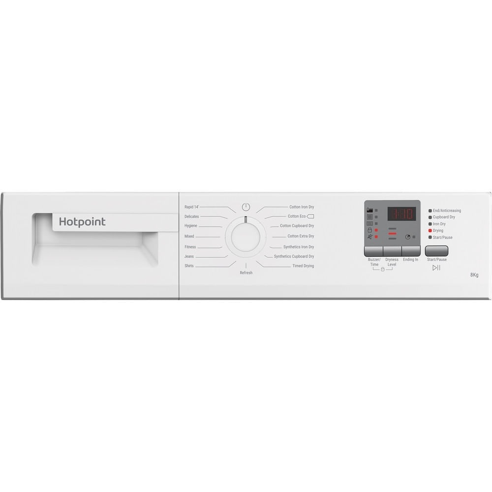 Hotpoint CHDC82WWGDUK 8kg Condenser Tumble Dryer– White - Image 4 Hotpoint CHDC82WWGDUK 8kg Condenser Tumble Dryer– White - Image 4