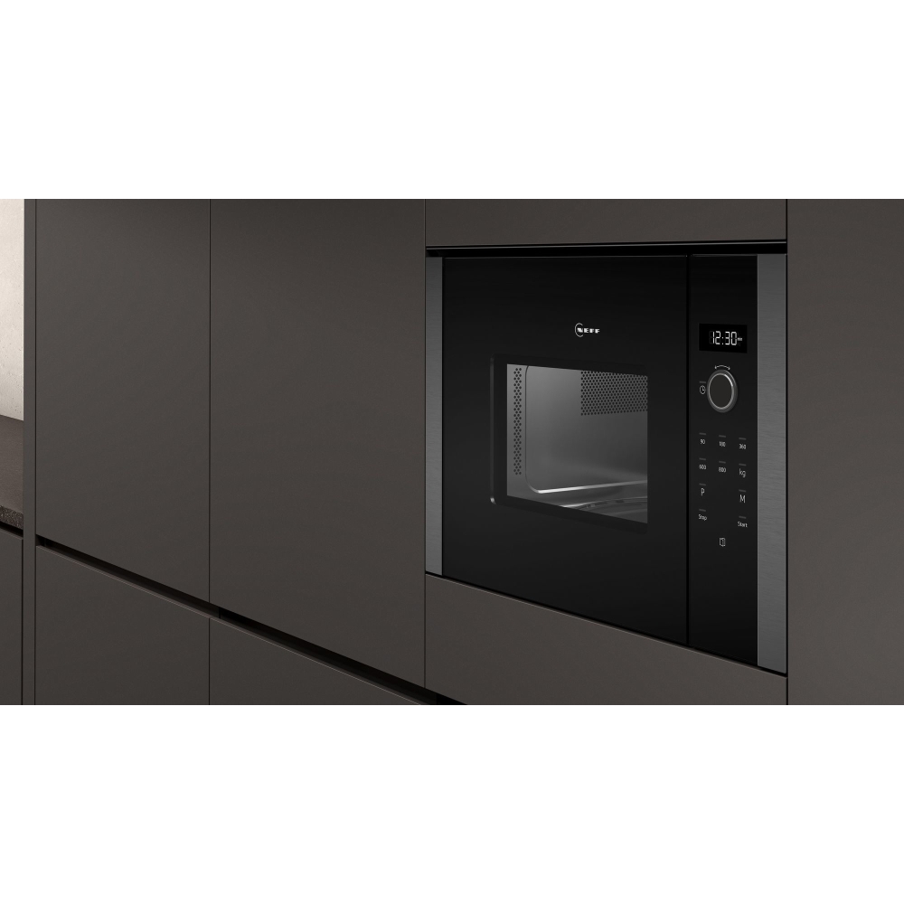 Neff HLAWD23G0B N50 Built-In Microwave, Graphite Grey - Image 3 Neff HLAWD23G0B N50 Built-In Microwave, Graphite Grey - Image 3