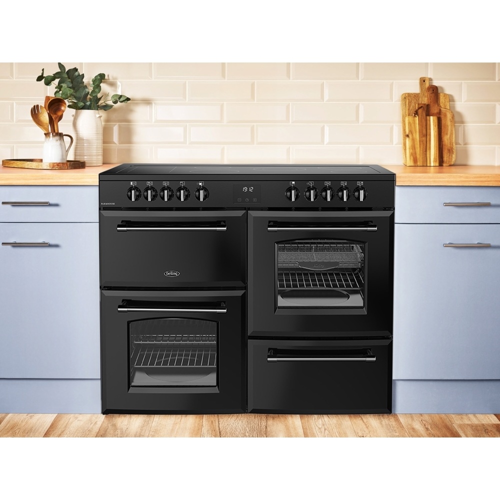 Belling 444411825 RCA FARMHOUSE 100E A 100cm Ceramic Range Cooker - Grey - Image 4 Belling 444411825 RCA FARMHOUSE 100E A 100cm Ceramic Range Cooker - Grey - Image 4