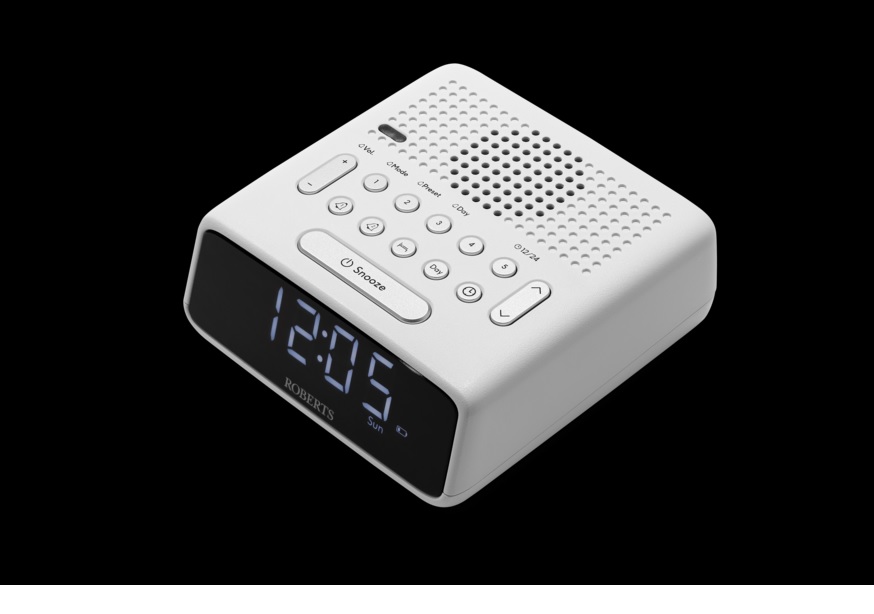 Roberts Ortus FM Clock Radio – White - Image 2