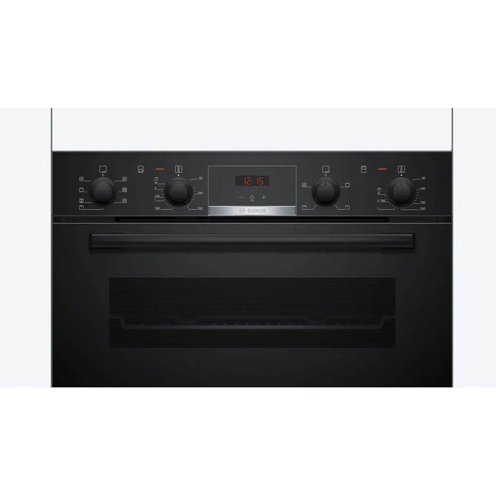 Bosch MBA533BB3B Built-In Electric Double Oven - Black - Image 3
