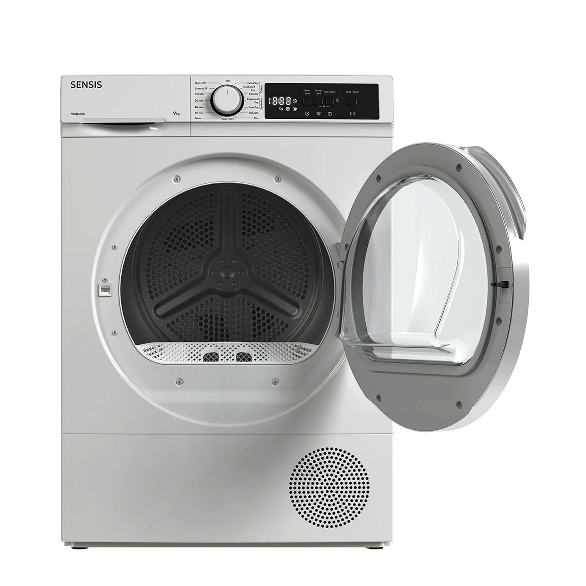 Sensis TDHF019A2W 9kg Heat Pump Tumble Dryer - White - Image 2 Sensis TDHF019A2W 9kg Heat Pump Tumble Dryer - White - Image 2