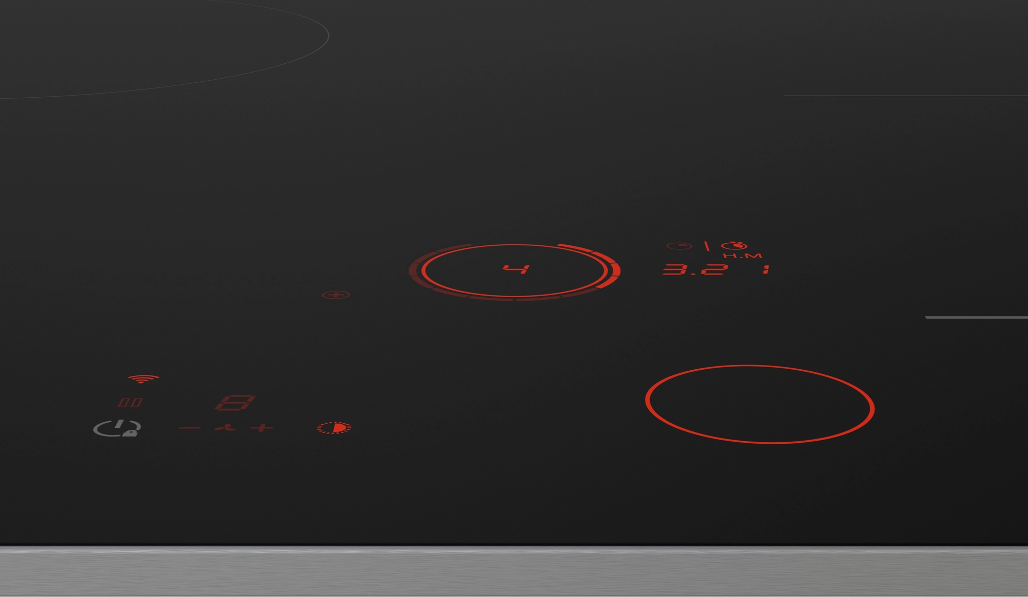 Asko HID824GC 80cm 4 Zone Induction Hob - Black - Image 1